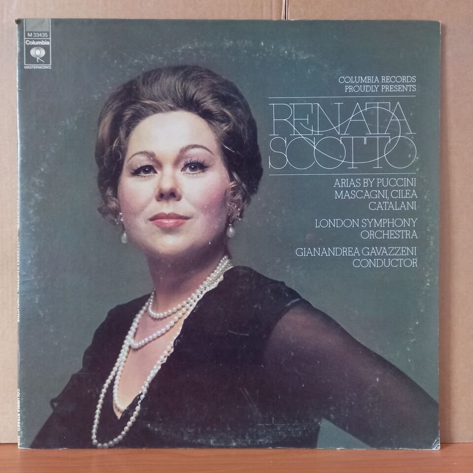 RENATA SCOTTO / ARIAS BY PUCCINI, MASCAGNI, CILEA, AND CATALANI / LONDON SYMPHONY ORCHESTRA, GIANANDREA GAVAZZENI (1975) - LP 2.EL PLAK