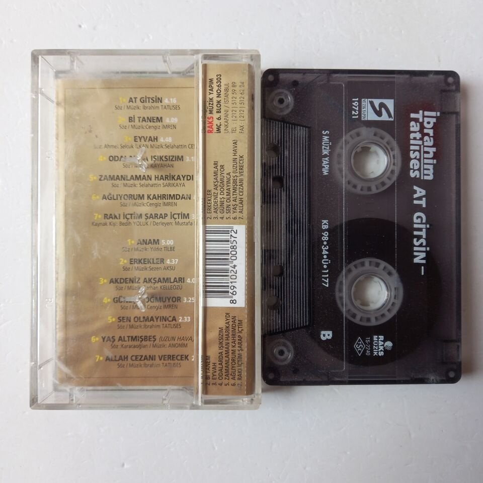 İBRAHİM TATLISES - AT GİTSİN (1998) - KASET 2.EL