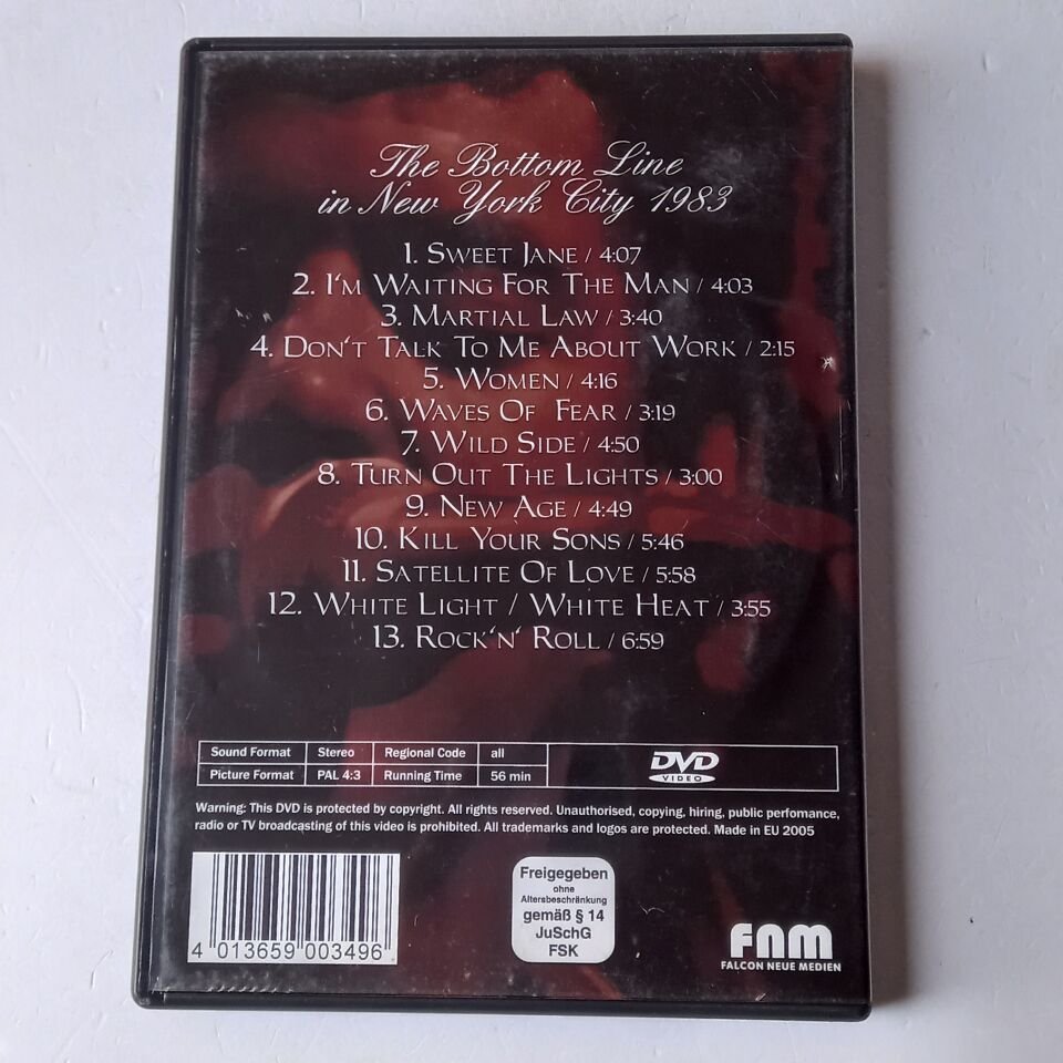 LOU REED LIVE - DVD 2.EL