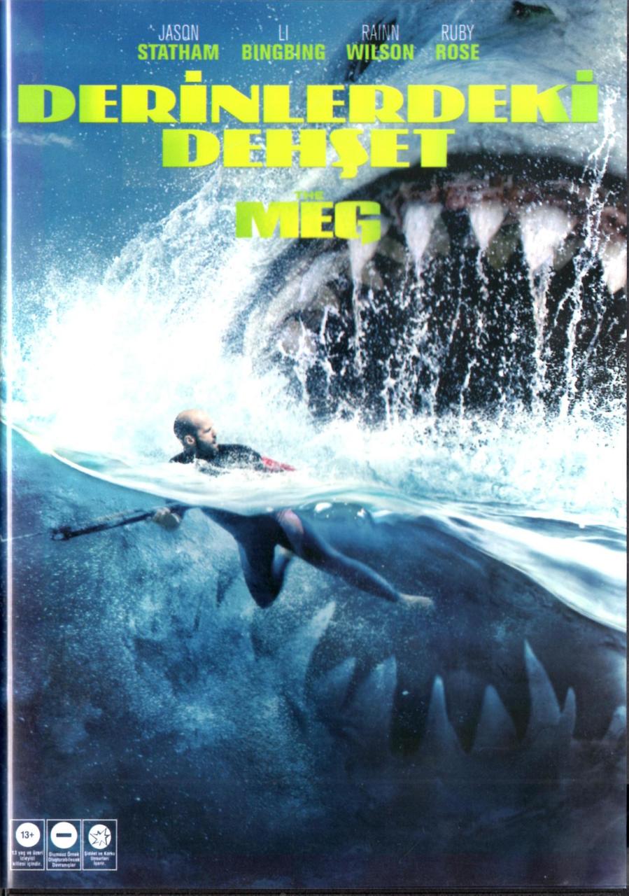 THE MEG - DERİNLERDEKİ DEHŞET - JASON STATHAM - LI BINGBING - DVD 2.EL