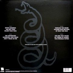 METALLICA - METALLICA (1991) - 2LP 2015 180GR BLACKENED EDT SIFIR PLAK