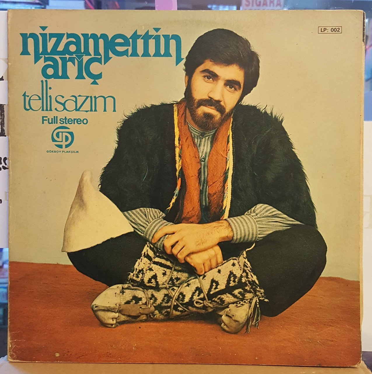 NİZAMETTİN ARIÇ - TELLİ SAZIM - LP HALK MÜZİĞİ 2.EL PLAK