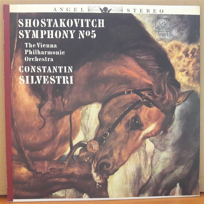 SHOSTAKOVICH: SYMPHONY NO.5, VIENNA PHILHARMONIC ORCHESTRA, CONSTANTIN SILVESTRI (1962) - PLAK 2.EL