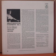 SHOSTAKOVICH: SYMPHONY NO.5, VIENNA PHILHARMONIC ORCHESTRA, CONSTANTIN SILVESTRI (1962) - PLAK 2.EL