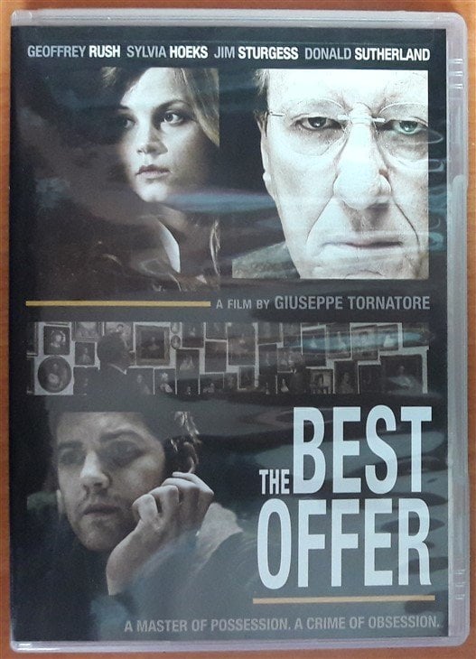 THE BEST OFFER - GEOFFREY RUSH - GIUSEPPE TORNATORE - DVD 2.EL 1. BÖLGE TR ALTYAZI YOKTUR