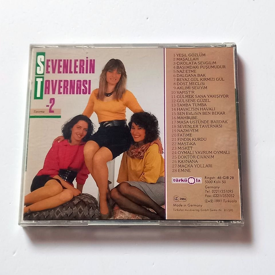 SEVENLERİN TAVERNASI 2 - CD TÜRKÜOLA 2.EL
