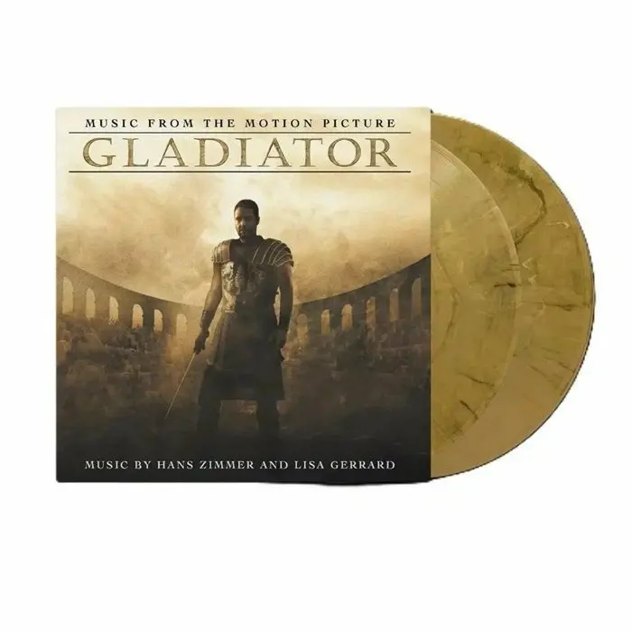 HANS ZIMMER & LISA GERRARD - GLADIATOR (2000) - 2xLP 2026 GOLD COLOURED EDITION SIFIR PLAK