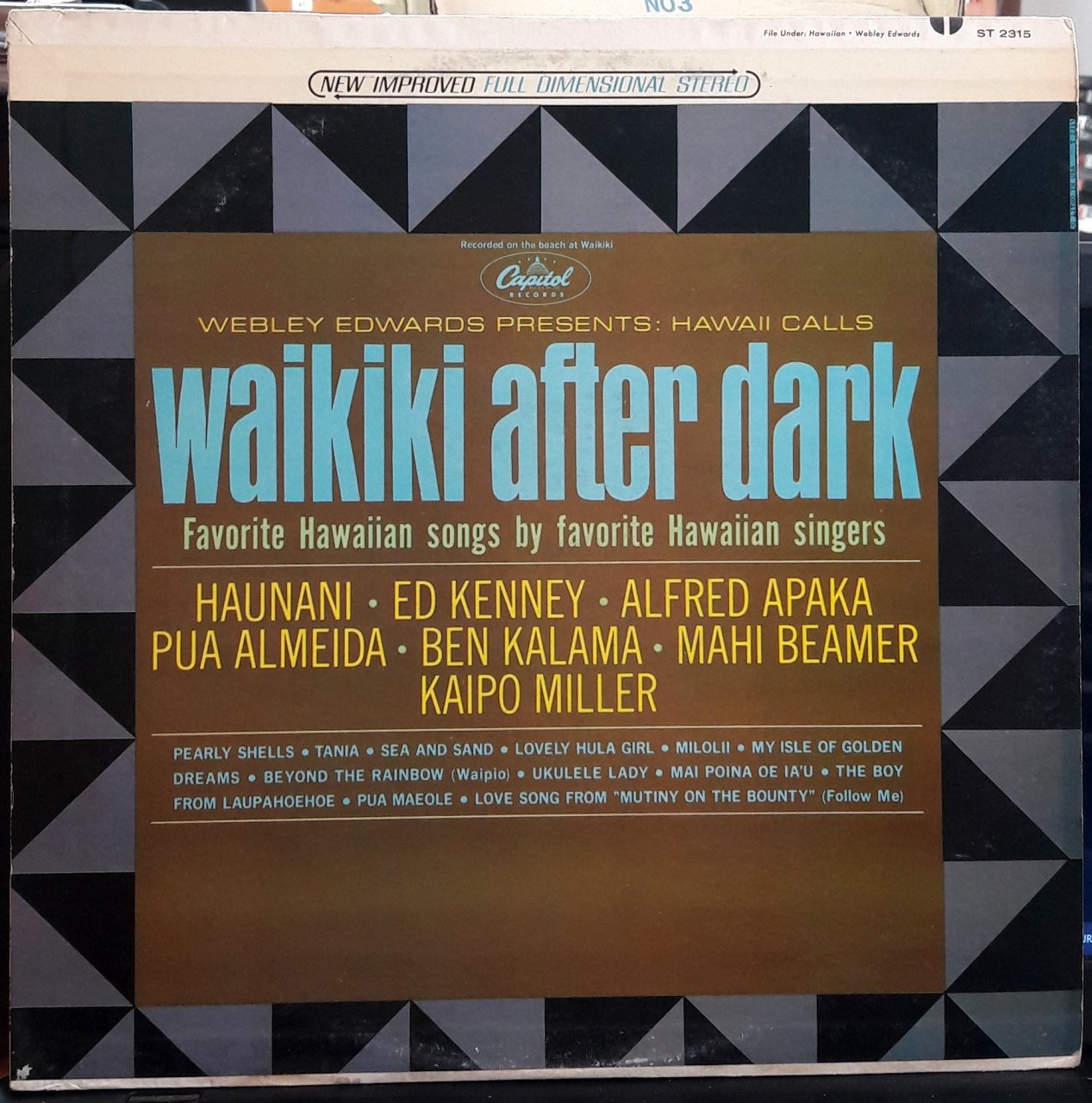 WAIKIKI AFTER DARK - WEBLEY EDWARDS - PLAK 2.EL