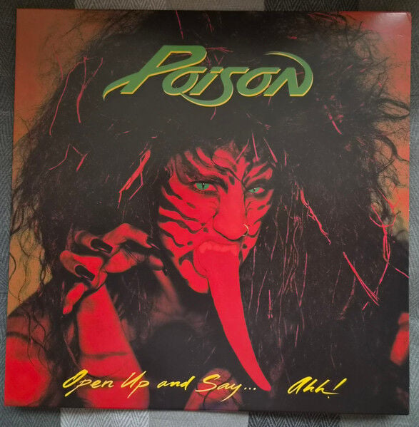 POISON - OPEN UP AND SAY . . . AHH! (1988) - LP 2018 NEON GREEN COLOURED EDITION SIFIR PLAK