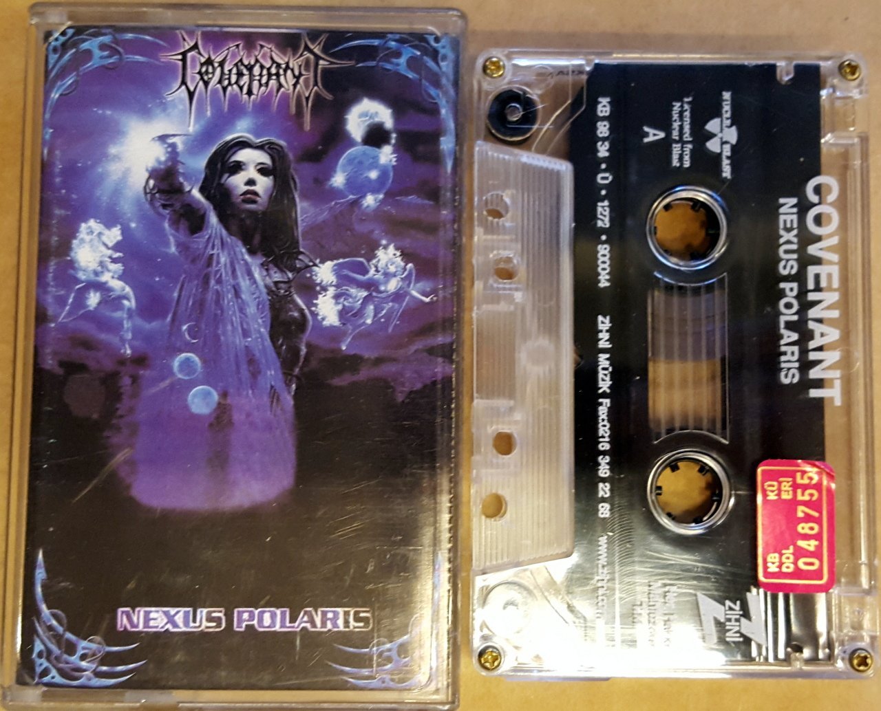 COVENANT - NEXUS POLARIS (1998) ZIHNI CASSETTE MADE IN TURKEY ''USED''