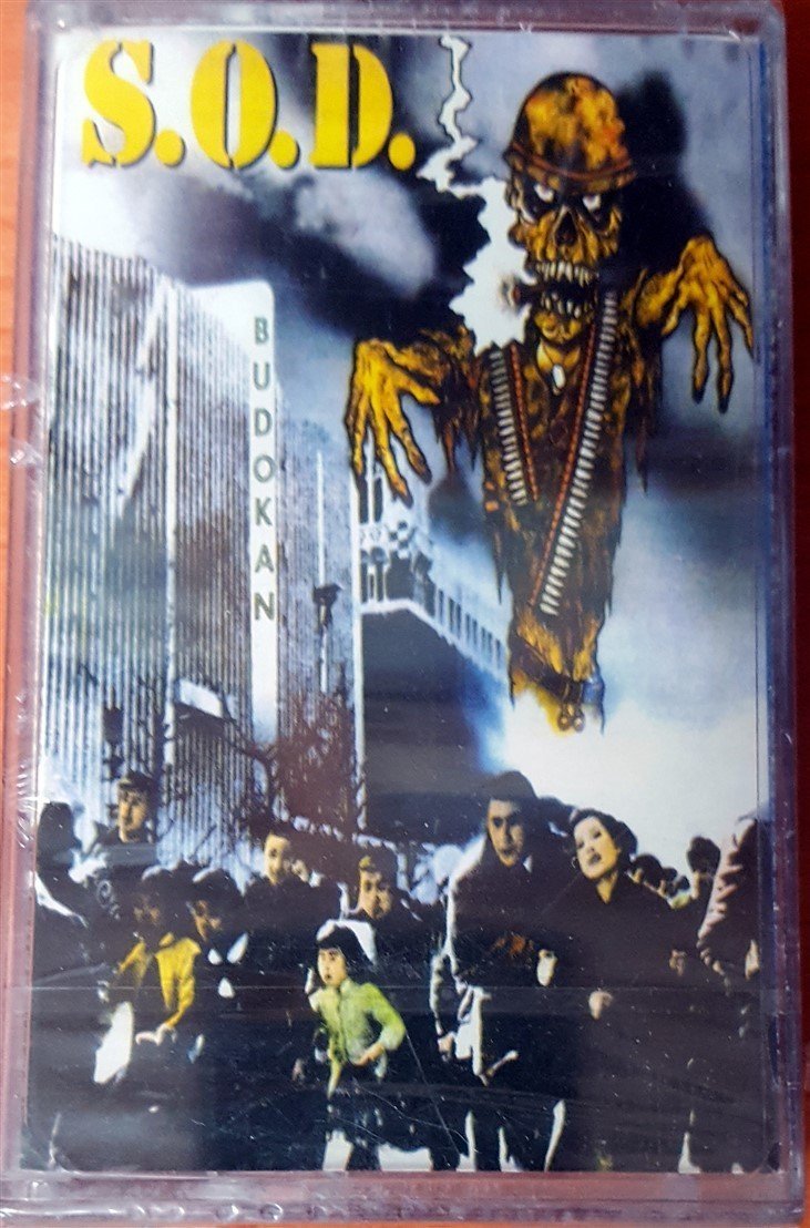 S.O.D. - LIVE AT BUDOKAN CASSETTE MADE IN TURKEY ''NEW''