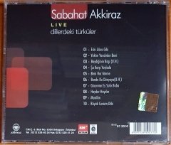 SABAHAT AKKİRAZ - DİLLERDEKİ TÜRKÜLER (2010) - CD AKKİRAZ 2.EL