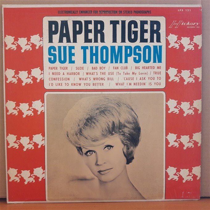 SUE THOMPSON - PAPER TIGER - LP 2.EL PLAK