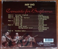 ARİF SAĞ TRIO - CONCERTO FOR BAĞLAMA - CD 2.EL