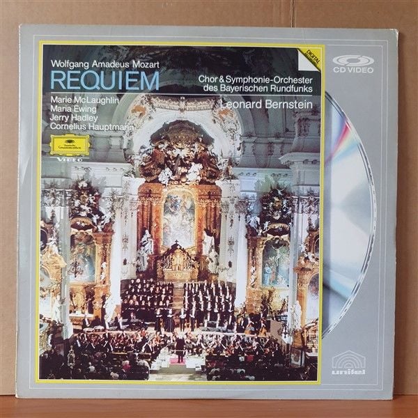 WOLFGANG AMADEUS MOZART: REQUIEM / LEONARD BERNSTEIN (1989) - 2.EL LASERDISC