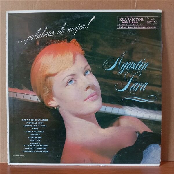 AGUSTIN LARA – PALABRAS DE MUJER (1961) - LP 2.EL PLAK