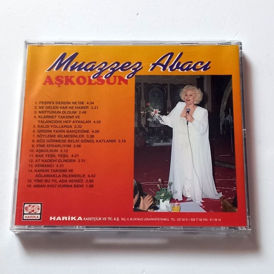 MUAZZEZ ABACI - AŞKOLSUN - CD 2.EL