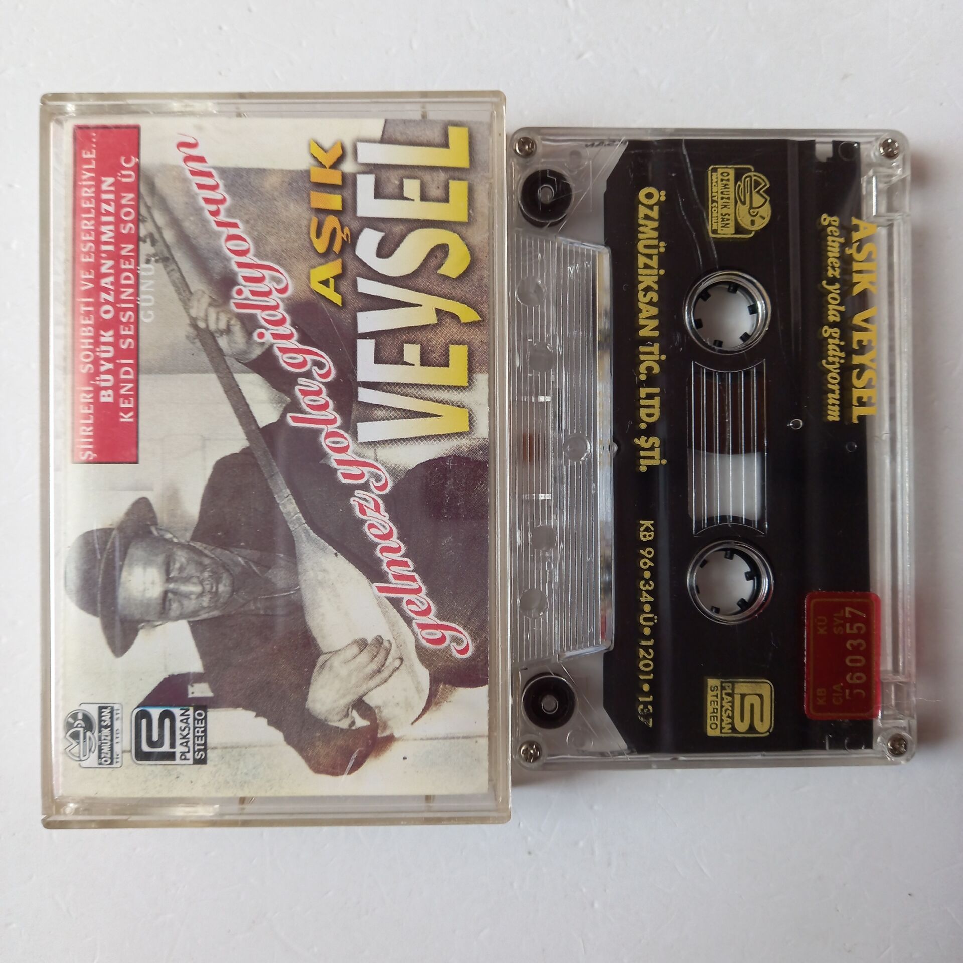 AŞIK VEYSEL - GELMEZ YOLA GİDİYORUM (1996) - KASET 2.EL