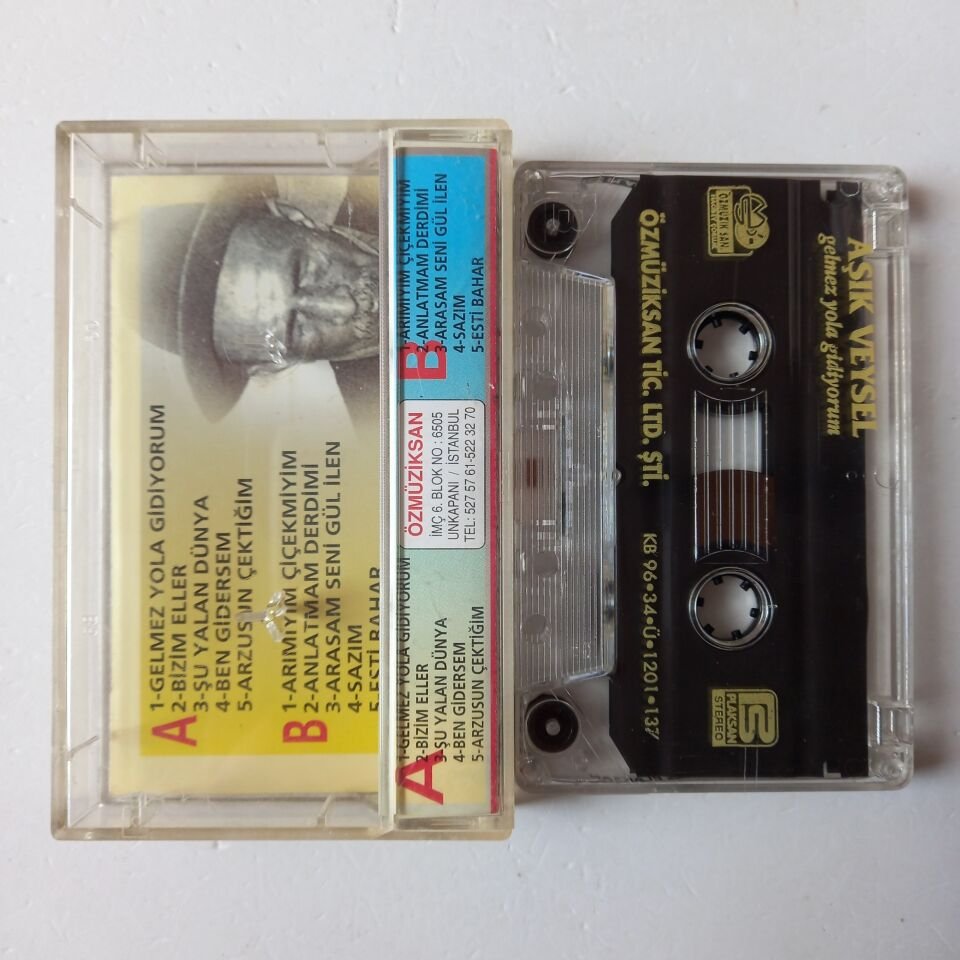 AŞIK VEYSEL - GELMEZ YOLA GİDİYORUM (1996) - KASET 2.EL