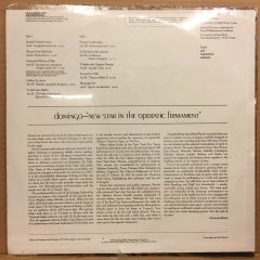 PLACIDO DOMINGO ROMANTIC ARIAS 1969 SIFIR PLAK