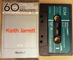 KEITH JARRETT - WORKS 1 ECM CASSETTE MADE IN WEST GERMANY ''USED''