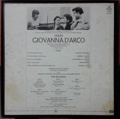 VERDI: GIOVANNA D'ARCO, CABALLE, DOMINGO, LONDON SYMPHONY ORCHESTRAİ JAMES LEVINE - 3PLAK 2.EL BOXSET
