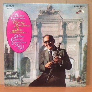 BENNY GOODMAN, CHICAGO SYMPHONY ORCHESTRA, JEAN MARTINON / WEBER CLARINET CONCERTOS NOS.1 AND 2 (1968) - LP 2.EL PLAK