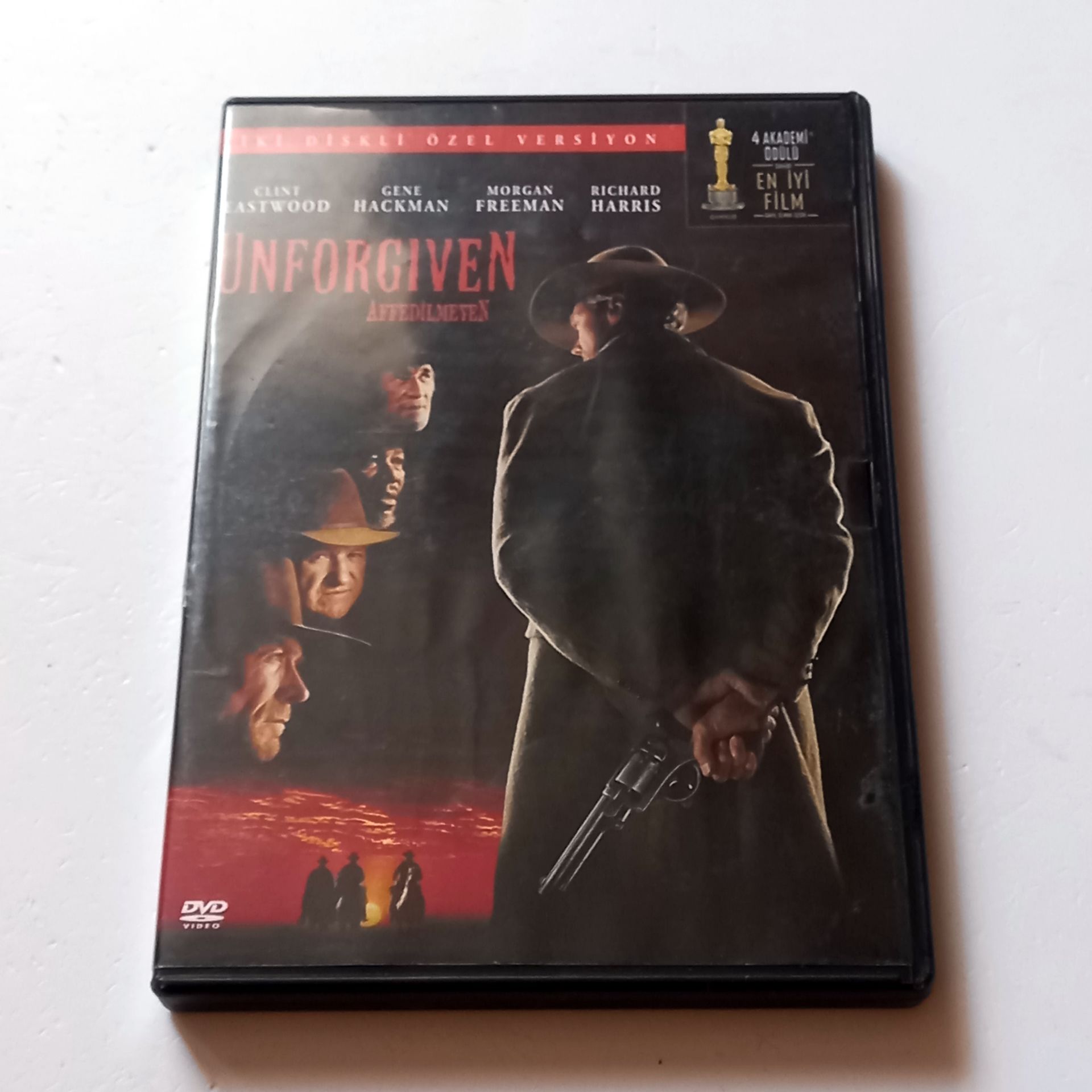 UNFORGIVEN / AFFEDİLMEYEN - İKİ DİSK ÖZEL VERSİYON - CLINT EASTWOOD, GENE HACKMAN, MORGAN FREEMAN -  YÖN.: CLINT EASTWOOD - 2DVD  2.EL