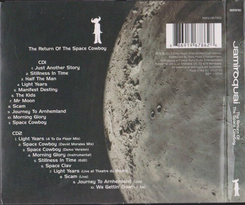 JAMIROQUAI – THE RETURN OF THE SPACE COWBOY (1994) - 2CD REMASTERED 2013 REISSUE DIGIPAK AMBALAJINDA SIFIR