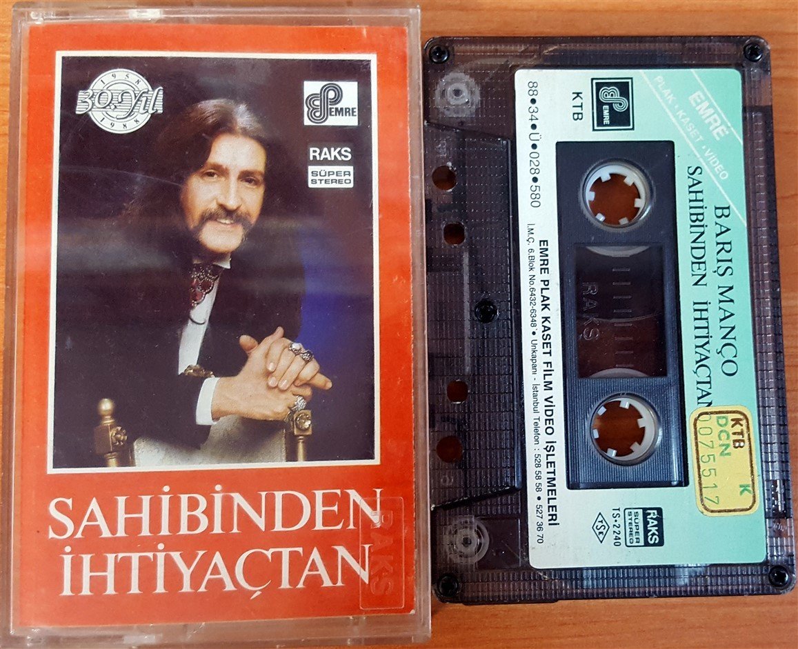 BARIŞ MANÇO - FUL AKSESUAR '88 / SAHİBİNDEN İHTİYAÇTAN KASET 2.EL