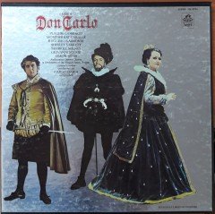 VERDI: DON CARLO, DOMINGO, CABALLE, AMBROSIAN OPERA, CARLO MARIA GIULINI - 4PLAK 2.EL BOXSET ANGEL RECORDS