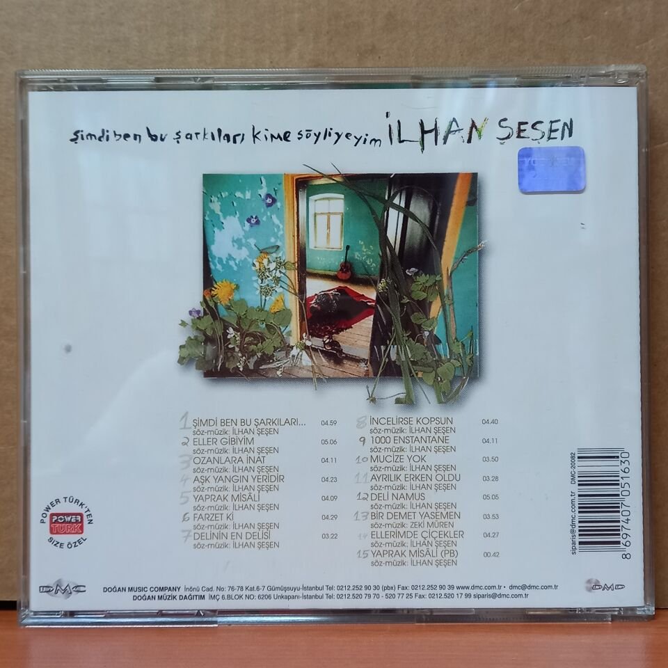 İLHAN ŞEŞEN - ŞİMDİ BEN BU ŞARKILARI KİME SÖYLİYEYİM (2003) - CD 2.EL