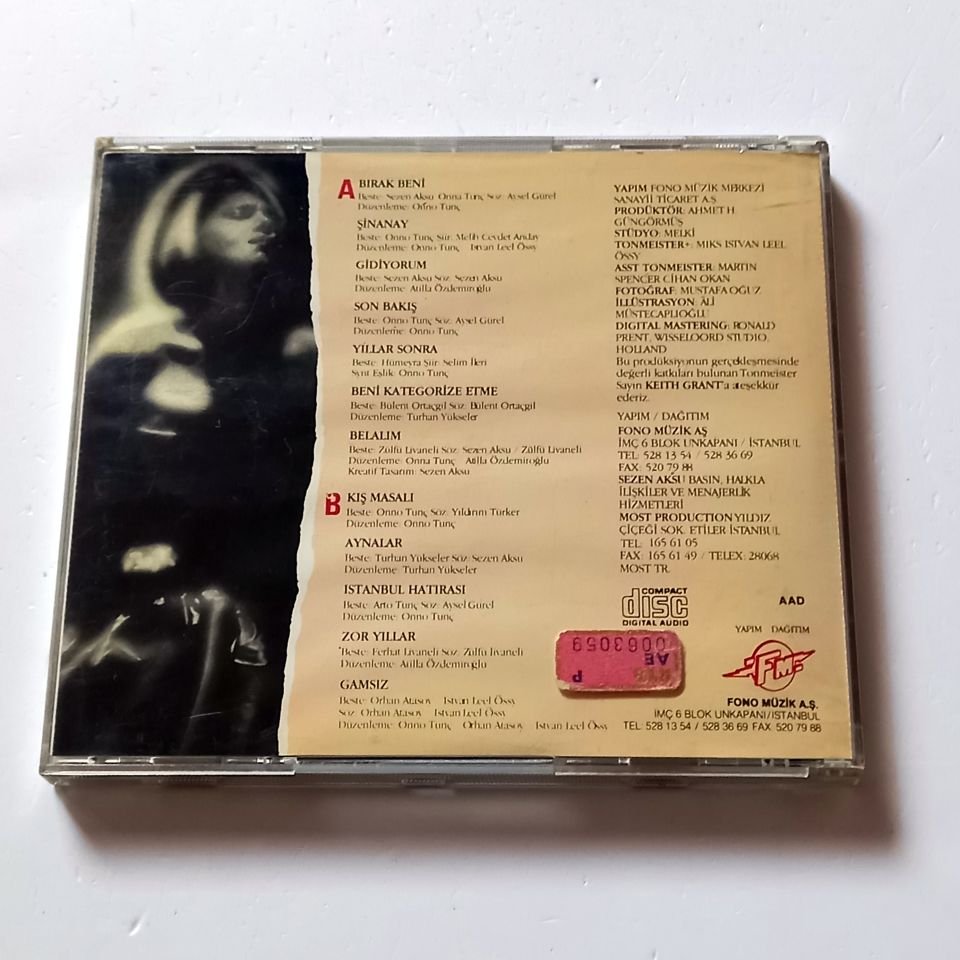 SEZEN AKSU - SEZEN AKSU SÖYLÜYOR - CD 2.EL