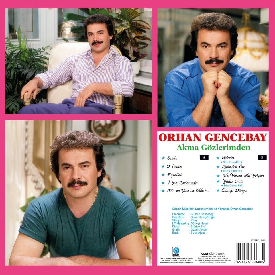 ORHAN GENCEBAY - AKMA GÖZLERİMDEN  (1987) - LP 2026 SIFIR PLAK