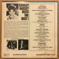 SHIRLEY BASSEY - BELTS THE BEST 2.EL PLAK