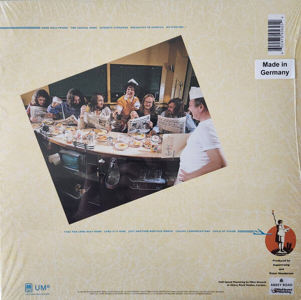 SUPERTRAMP - BREAKFAST IN AMERICA (1979) - LP 2025 180GR EDITION SIFIR PLAK