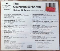 THE CUNNINGHAMS - STRINGS 'N' SWING / I REMEMBER BIRD / WITH DICK BERK QUARTET (1988) MADE IN USA / DISCOVERY RECORDS CD 2.EL