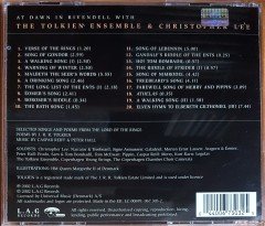 AT DAWN IN RIVENDELL / SELECTED SONGS AND POEMS FROM THE LORD OF THE RINGS / THE TOLKIEN ENSEMBLE & CHRISTOPHER LEE / MUSIC BY CASPAR REIFF & PETER HALL (2002) L.A.G RECORDS CD 2.EL