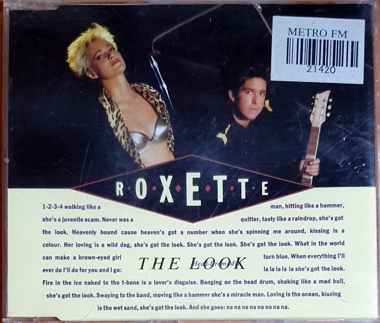 ROXETTE - THE LOOK (1989) - CD ELECTROLA SINGLE 2.EL