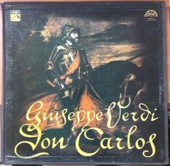 VERDI: DON CARLO, DOMINGO, CABALLE, AMBROSIAN OPERA, CARLO MARIA GIULINI - 4PLAK 2.EL BOXSET SUPRAPHON RECORDS