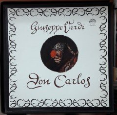 VERDI: DON CARLO, DOMINGO, CABALLE, AMBROSIAN OPERA, CARLO MARIA GIULINI - 4PLAK 2.EL BOXSET SUPRAPHON RECORDS