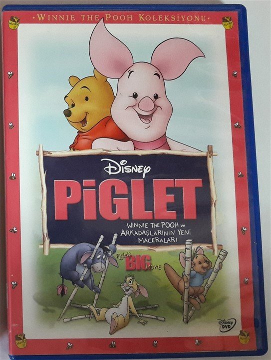 PIGLET - PIGLET'S BIG MOVIE - WINNIE THE POOH - DISNEY ÇİZGİ FİLM - DVD 2.EL