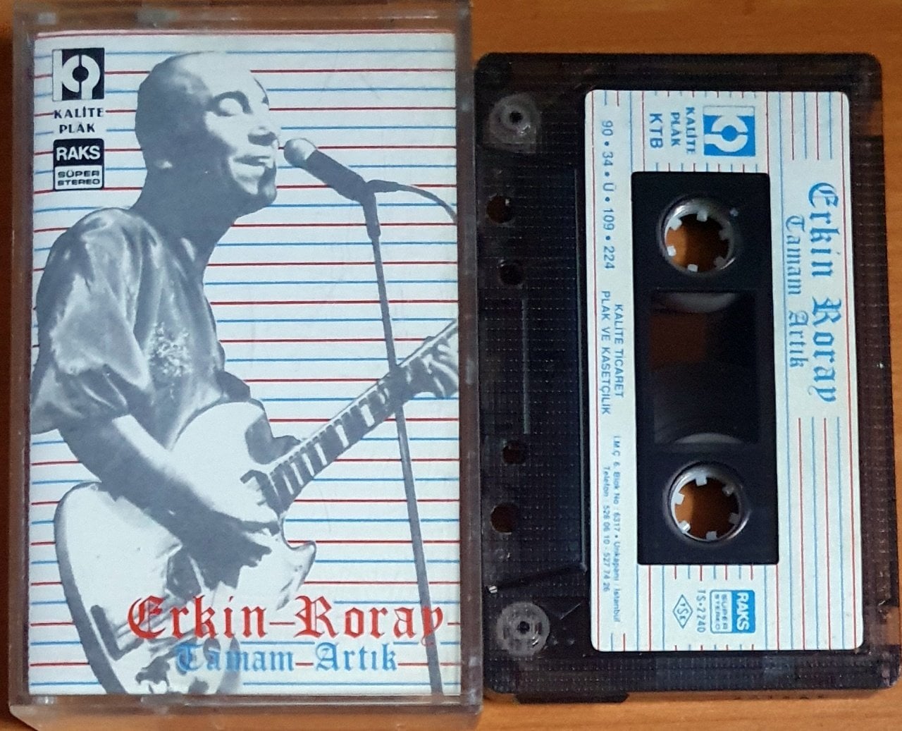 ERKİN KORAY - TAMAM ARTIK (1990) - KASET 2.EL