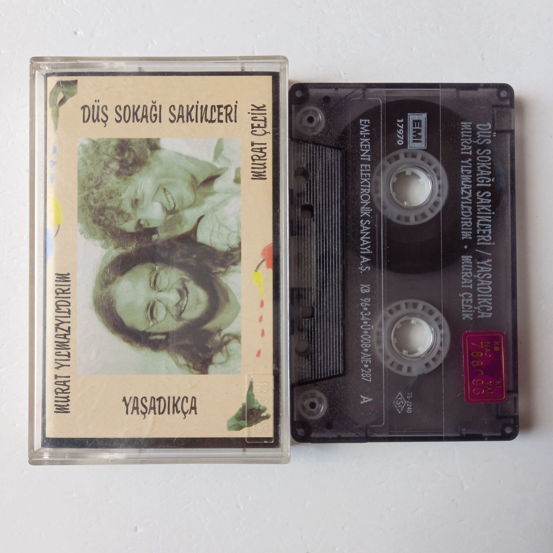 DÜŞ SOKAĞI SAKİNLERİ - YAŞADIKÇA / MURAT YILMAZYILDIRIM, MURAT ÇELİK (1996) - KASET 2.EL