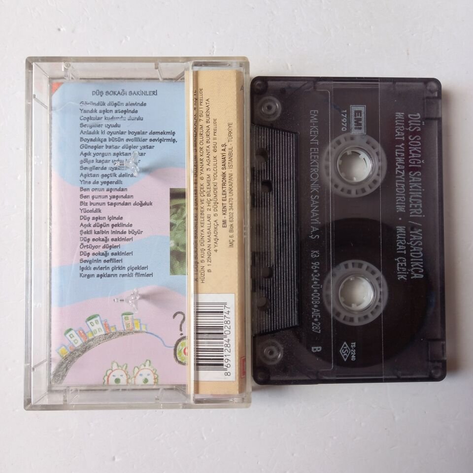 DÜŞ SOKAĞI SAKİNLERİ - YAŞADIKÇA / MURAT YILMAZYILDIRIM, MURAT ÇELİK (1996) - KASET 2.EL