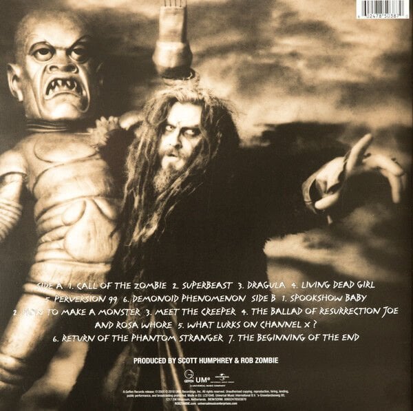 ROB ZOMBIE - HELLBILLY DELUXE (1998) - LP 2025 COLOURED (GLOW IN THE DARK) RECORD STORE DAY EDITION SIFIR PLAK