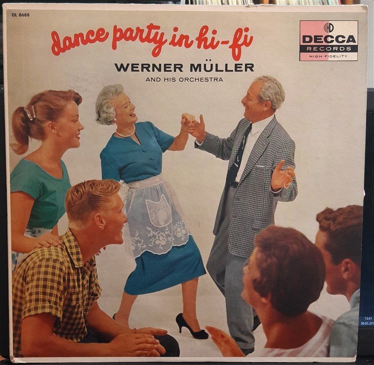 WERNER MÜLLER - DANCE PARTY IN HI-FI - 2.EL PLAK