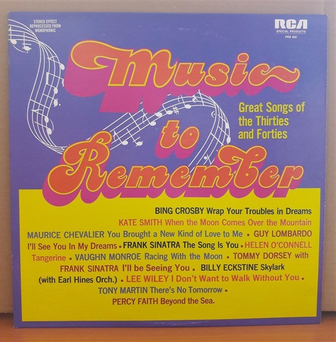 MUSIC TO REMEMBER (1972) - LP 2.EL PLAK