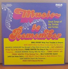 MUSIC TO REMEMBER (1972) - LP 2.EL PLAK