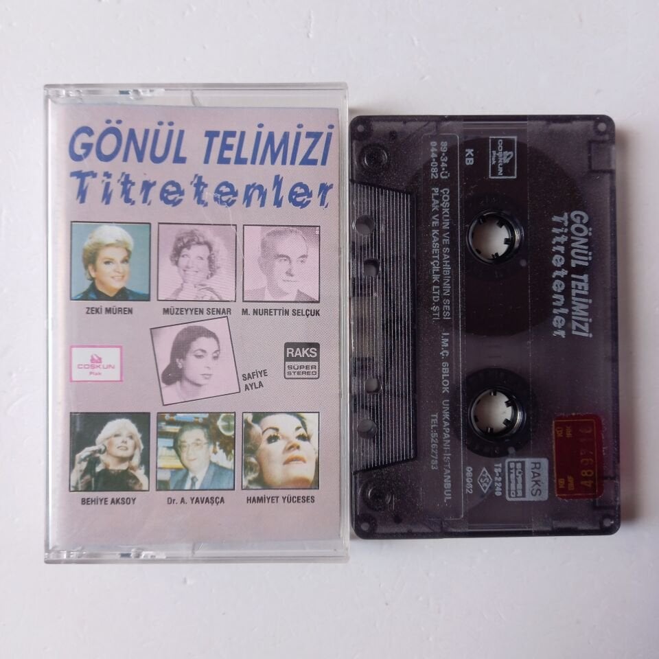 GÖNÜL TELİMİZİ TİTRETENLER / ZEKİ MÜREN, MÜZEYYEN SENAR, SAFİYE AYLA, BEHİYE AKSOY (1989) - KASET 2.EL